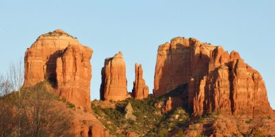 brown rock formation under blue sky during daytime